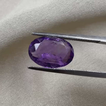 Natural Amethyst – Oval Stone  4.45 carat  ₹200/ct