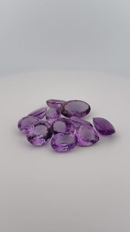 Amethyst Oval Cut Gemstone (Reduces Stress and Balances Emotions) 💜✨