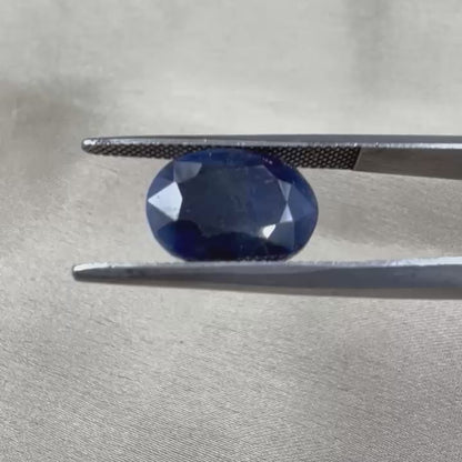 Madagascar Natural Blue Sapphire  No Treatment  6.40 carat