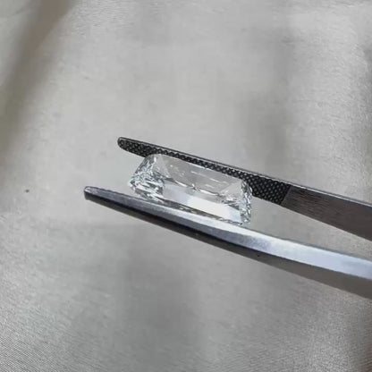 Lab Grown Diamond  rectangle shape cut  5.27 carat