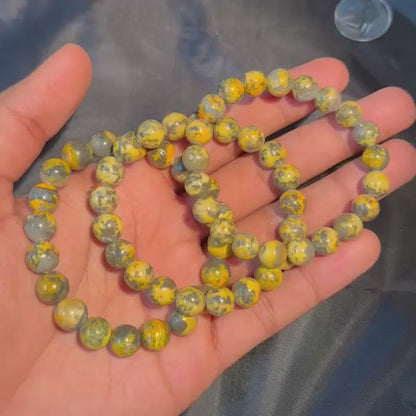 AAA Bumblebee Jasper Bracelet (Confidence & Motivation)