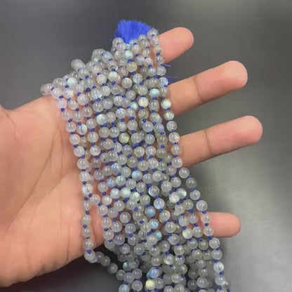 AAA Quality Labradorite Mala 108+1 Beads with Tassel (Intuition and Protection)
