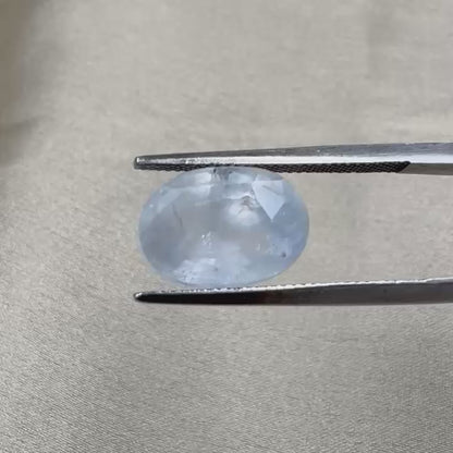 Natural Blue Sapphire  Cushion Oval  Mixed Cut  6.54 carat