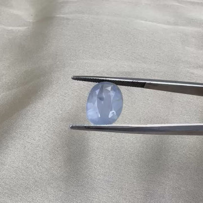 Natural Blue Sapphire  Cushion Oval  Mixed Cut  7.90 carat
