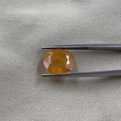 Hessonite garnet (Gomed)  Oval Cut Stone 10.05 carat