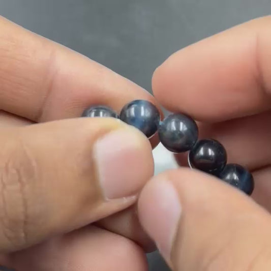 Blue Pietersite Bracelet (Insight and Personal Power)