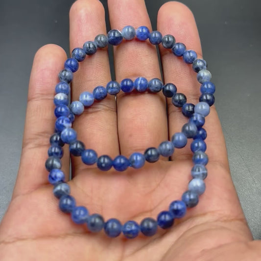 Sodalite Bracelet for Clarity, Calm Focus & Balance