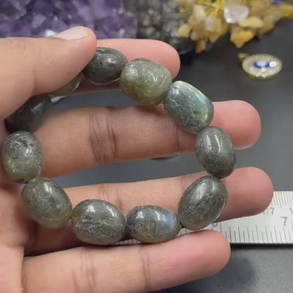 Labradorite Tumble Bracelet (Protection & Intuition)