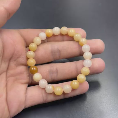 Natural Yellow Aventurine Bracelet (Prosperity and Positive Energy)
