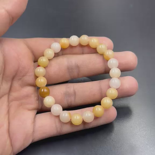 Natural Yellow Aventurine Bracelet (Prosperity and Positive Energy)