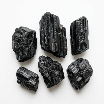 Raw Black Tourmaline Crystal | 100% Natural | 100g to 1kg - GemKrishna