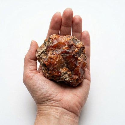Raw Carnelian Crystal | 100% Natural | 100g to 1kg - GemKrishna