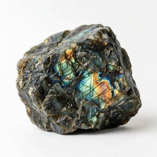 Raw Labradorite Crystal | 100% Natural | 100g to 1kg - GemKrishna