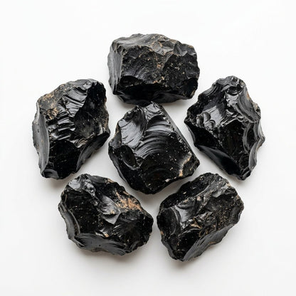 Raw Obsidian Crystal | 100% Natural | 100g to 1kg - GemKrishna