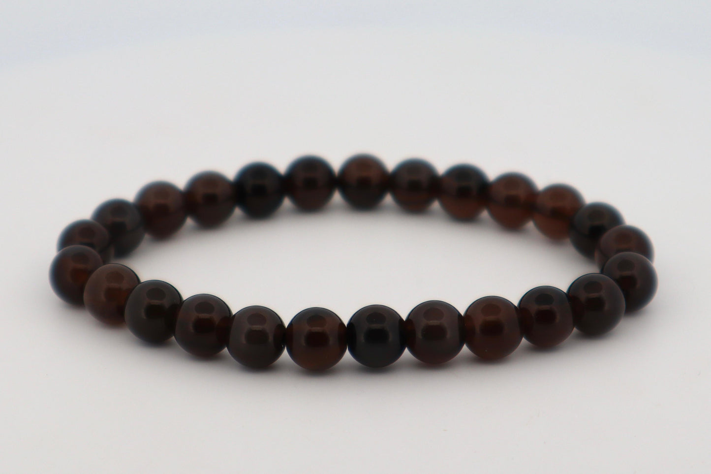 Silver Sheen Obsidian Bracelet – Protection, Insight & Inner Strength