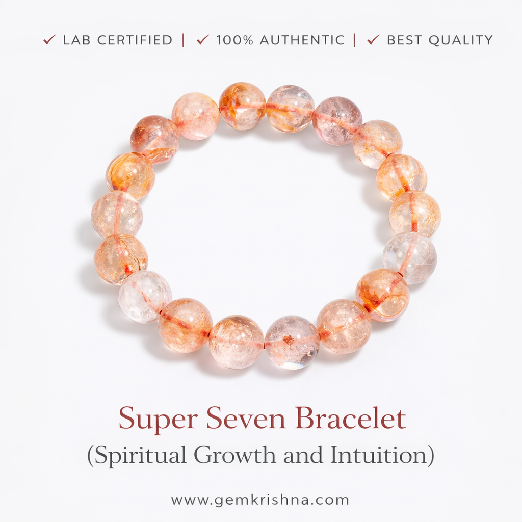 Super Seven Bracelet (Spiritual Growth and Intuition) premium GemKrishna product cover