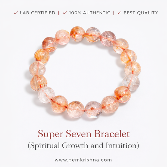 Super Seven Bracelet (Spiritual Growth and Intuition) premium GemKrishna product cover