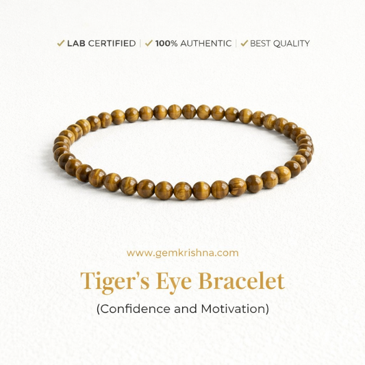 Tiger's Eye Bracelet (Confidence and Motivation) premium GemKrishna product cover