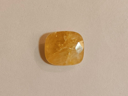 Natural Yellow Sapphire (Pukhraj)  7.40 Carat